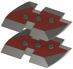 500 mm komplet zobatih rezil DF SC600